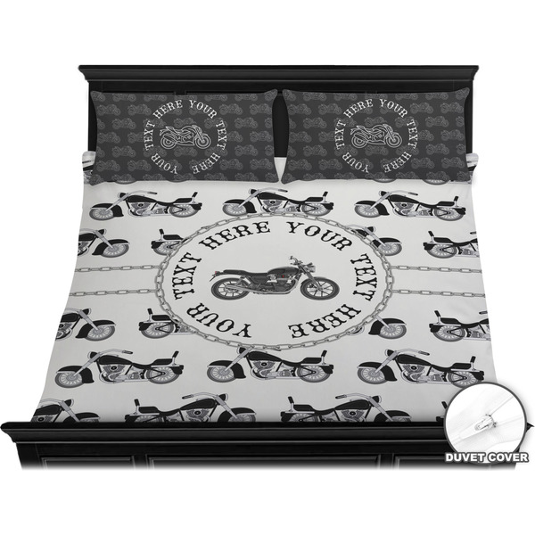 Motorcycle Bedding Set (King) - Duvet