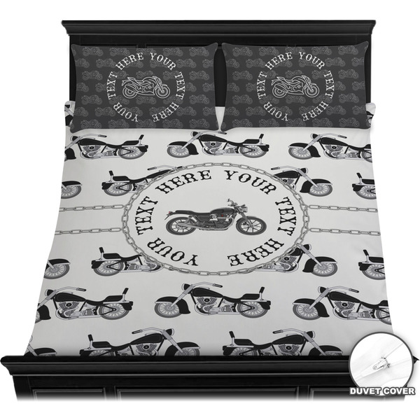 Motorcycle Bedding Set (Queen) - Duvet