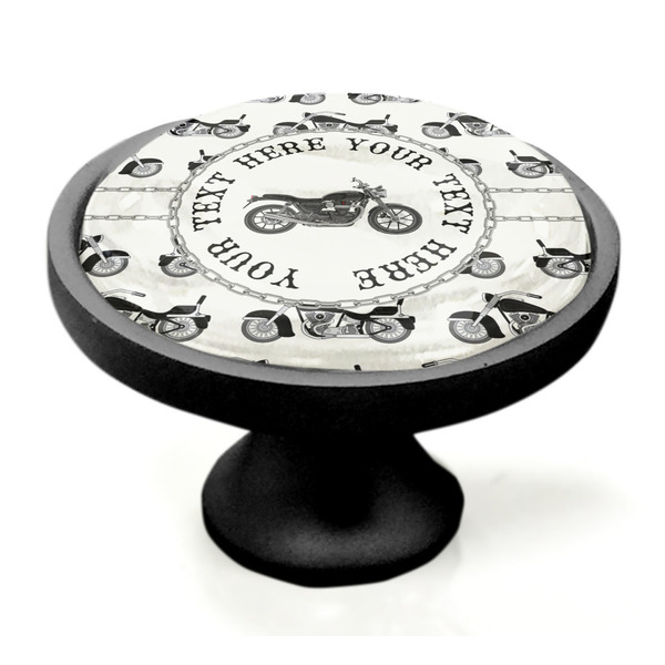 Motorcycle Black Custom Cabinet Knob (Side)