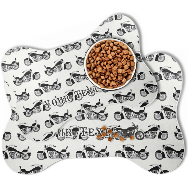 Motorcycle Bone Shaped Dog Mats - MAIN