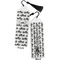 Motorcycle Bookmark with tassel - Front and Back