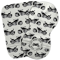 Motorcycle Burp Cloth (Personalized)