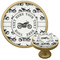 Motorcycle Cabinet Knob - Gold (Personalized)