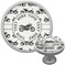 Motorcycle Cabinet Knob (Silver) (Personalized)