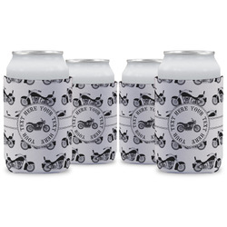 Motorcycle Can Cooler (12 oz) - Set of 4 w/ Name or Text