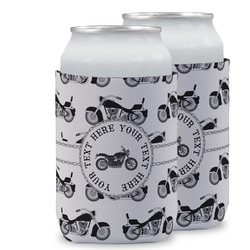 Motorcycle Can Cooler (12 oz) w/ Name or Text