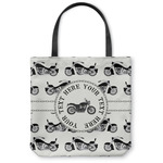 Motorcycle Canvas Tote Bag - Small - 13"x13" (Personalized)