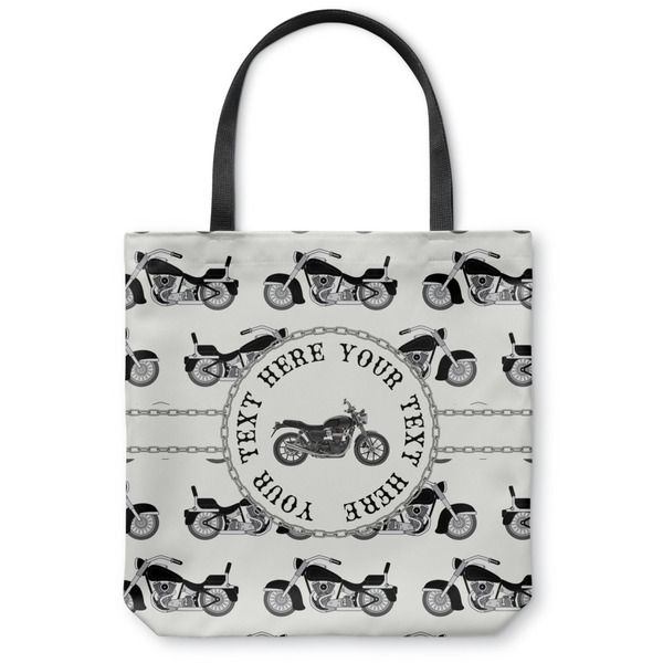 Custom Motorcycle Canvas Tote Bag (Personalized)