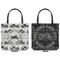 Motorcycle Canvas Tote - Front and Back