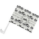 Motorcycle Car Flag - Small w/ Name or Text