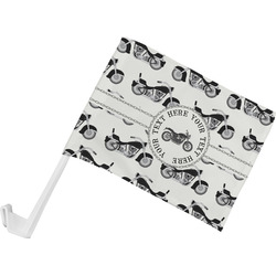 Motorcycle Car Flag - Small w/ Name or Text