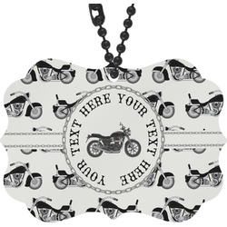 Motorcycle Rear View Mirror Charm (Personalized)