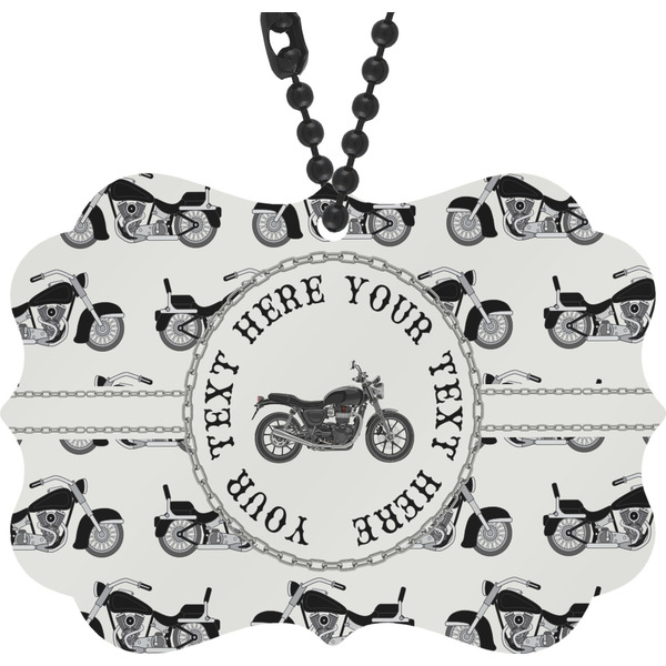 Custom Motorcycle Rear View Mirror Charm (Personalized)