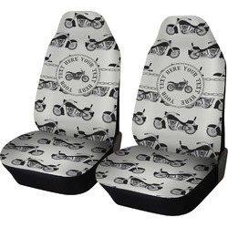 Motorcycle Car Seat Covers (Set of Two) (Personalized)
