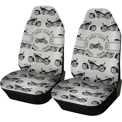 Motorcycle Car Seat Covers (Set of Two) (Personalized)