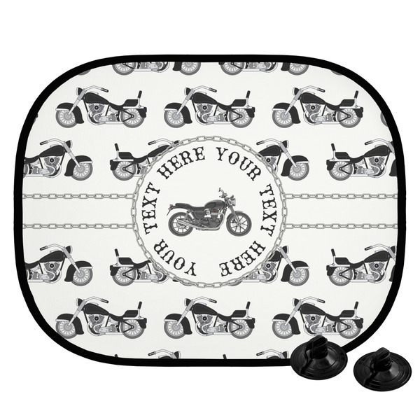 Custom Motorcycle Car Side Window Sun Shade (Personalized)