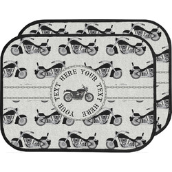 Motorcycle Car Floor Mats (Back Seat) (Personalized)