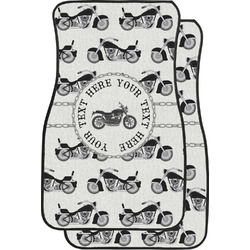 Motorcycle Car Floor Mats (Front Seat) (Personalized)