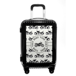 Motorcycle Carry On Hard Shell Suitcase (Personalized)