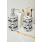 Motorcycle Ceramic Bathroom Accessories - LIFESTYLE (toothbrush holder & soap dispenser)