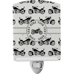 Motorcycle Ceramic Night Light (Personalized)