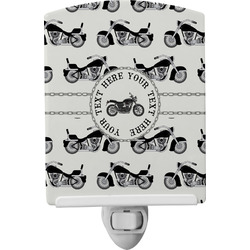 Motorcycle Ceramic Night Light (Personalized)