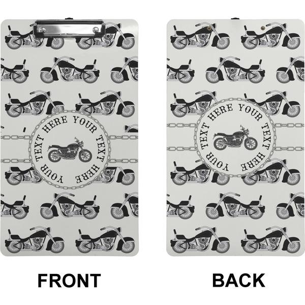 Motorcycle Clipboard (Legal) (Front + Back)