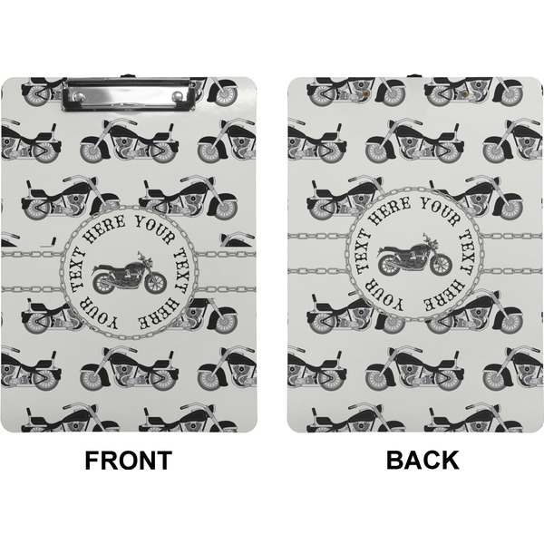 Motorcycle Clipboard (Letter) (Front + Back)