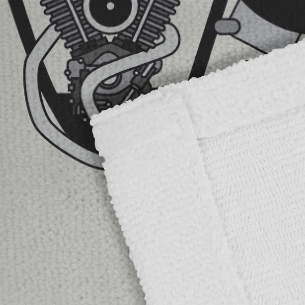 Motorcycle Close up of Fabric