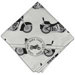 Motorcycle Cloth Dinner Napkin - Single w/ Name or Text