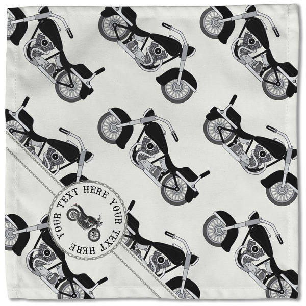 Motorcycle Cloth Napkins - Personalized Lunch (Single Full Open)