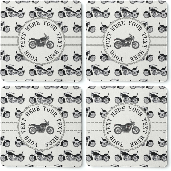 Motorcycle Coaster Rubber Back - Apvl