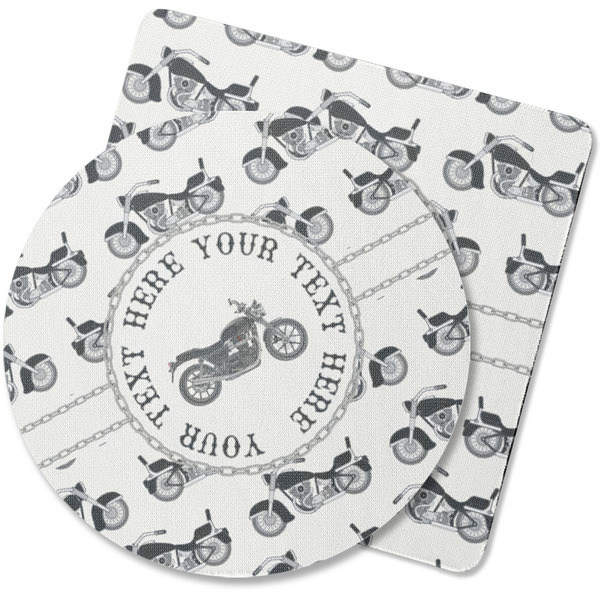 Custom Motorcycle Rubber Backed Coaster (Personalized)