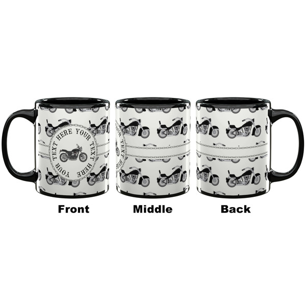 Motorcycle Coffee Mug - 11 oz - Black APPROVAL
