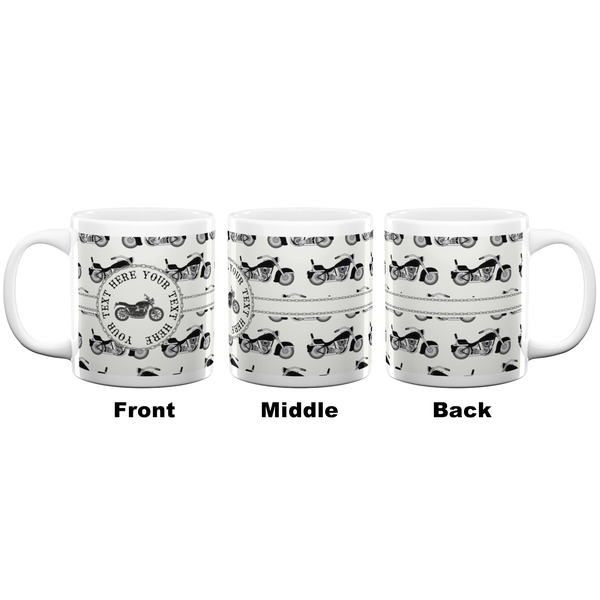 Motorcycle Coffee Mug - 20 oz - White APPROVAL