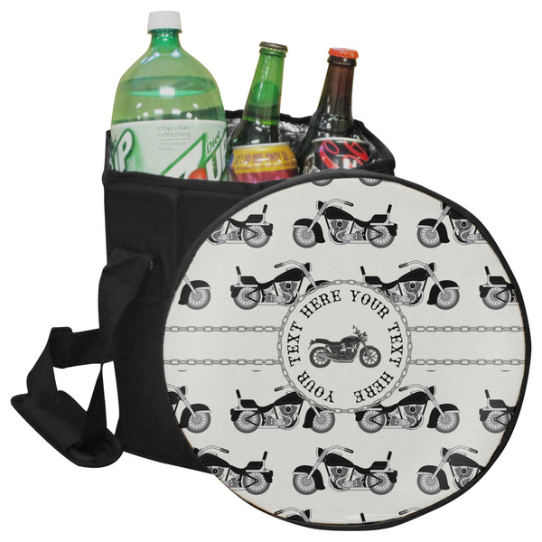 Custom Motorcycle Collapsible Cooler & Seat (Personalized)