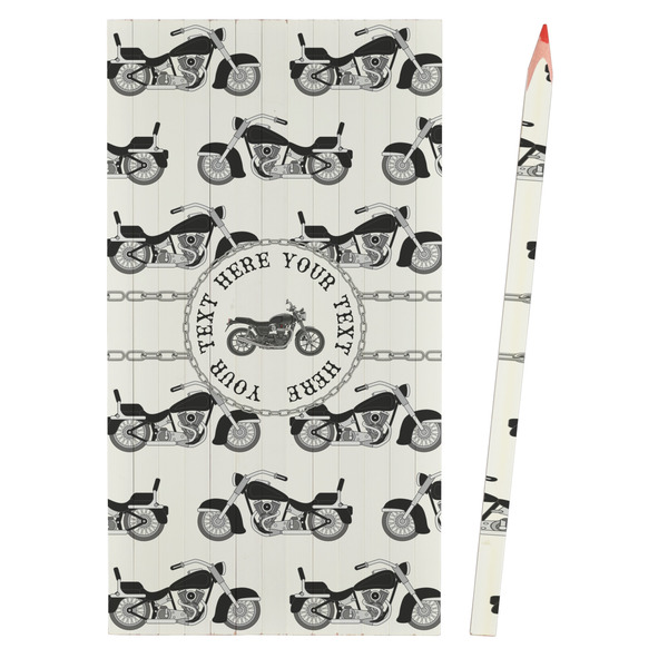 Motorcycle Colored Pencils - Front View