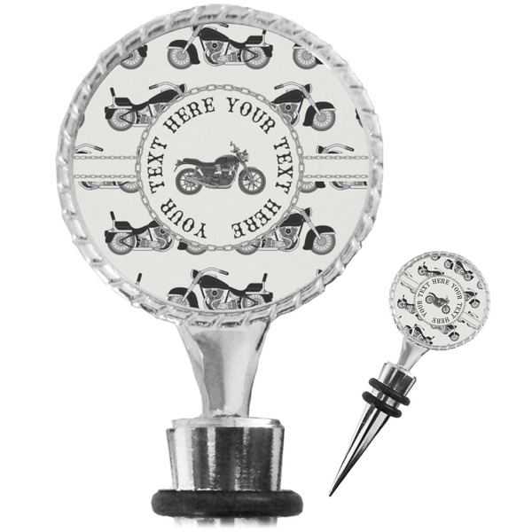 Custom Motorcycle Wine Bottle Stopper (Personalized)