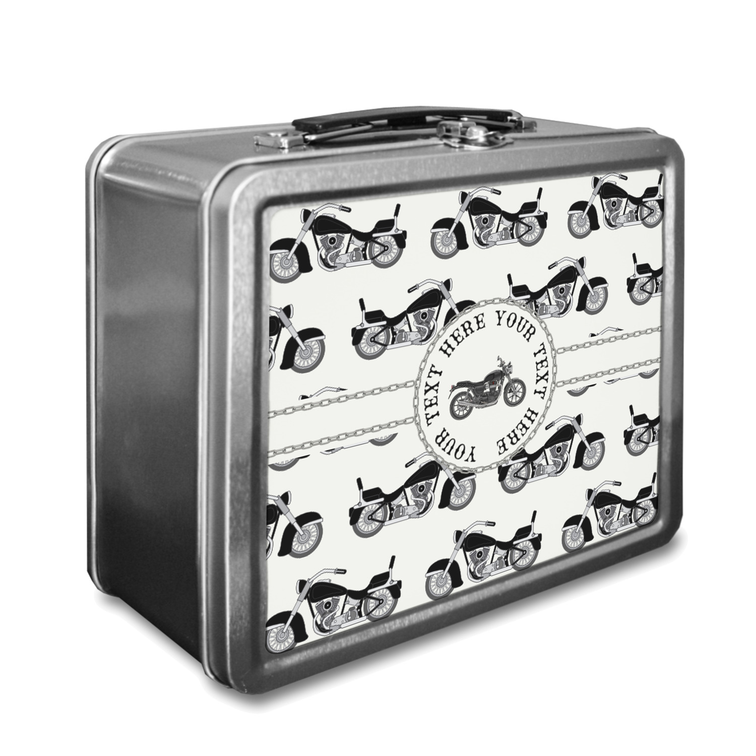 Motorcycle Lunch Box (Personalized) YouCustomizeIt