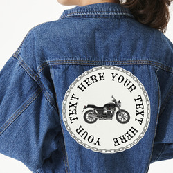 Motorcycle Large Custom Shape Patch - 3XL (Personalized)