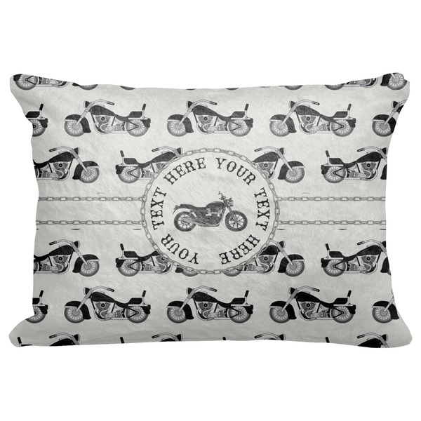Custom Motorcycle Decorative Baby Pillowcase - 16"x12" (Personalized)