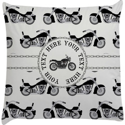 Motorcycle Decorative Pillow Case (Personalized)