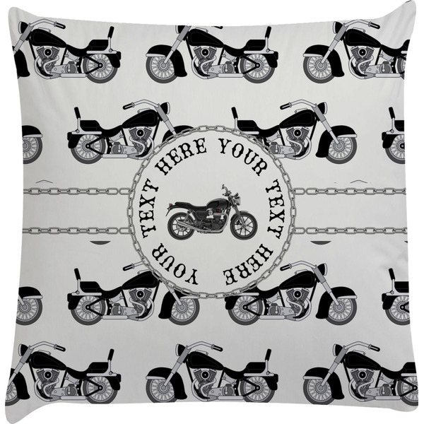 Custom Motorcycle Decorative Pillow Case (Personalized)