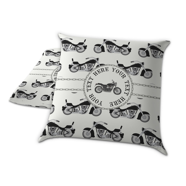 Motorcycle Decorative Pillow Case - TWO
