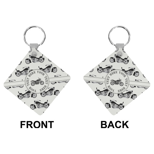 Motorcycle Diamond Keychain (Front + Back)