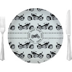 Motorcycle Glass Lunch / Dinner Plate 10" (Personalized)