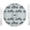 Motorcycle 10" Glass Lunch / Dinner Plates - Single or Set (Personalized)