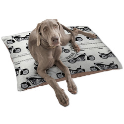 Motorcycle Dog Bed - Large w/ Name or Text