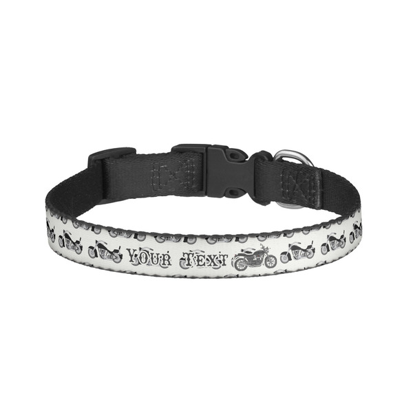 Custom Motorcycle Dog Collar - Large (Personalized)