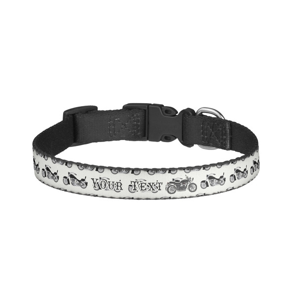 Custom Motorcycle Dog Collar - Small (Personalized)